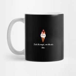 Taste the magic, one bite at a time. Mug